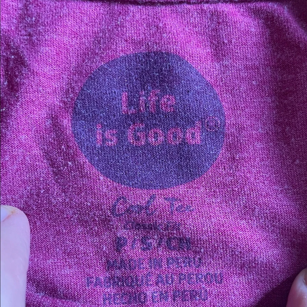 Life Is Good “cool tee” OUTSIDER Graphic Top - Picture 2 of 5